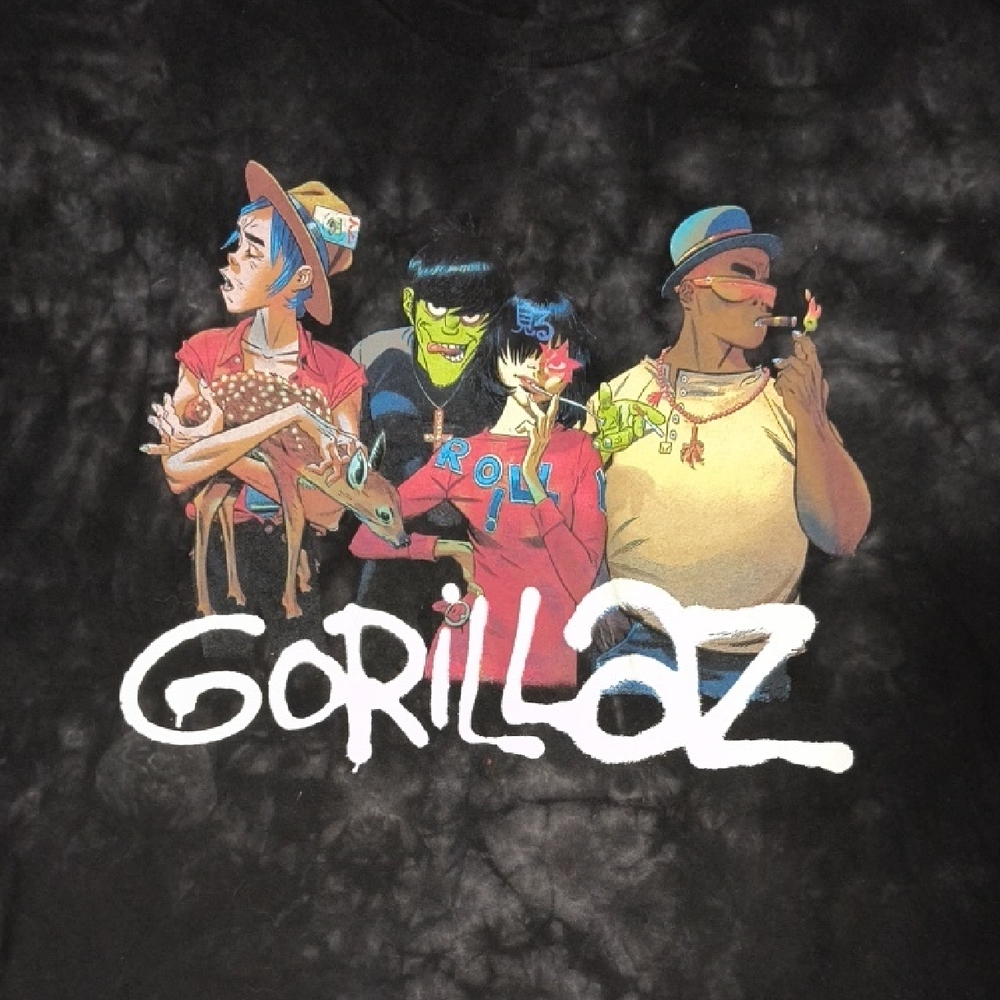 Gorillaz Graphic Black Band T-Shirt